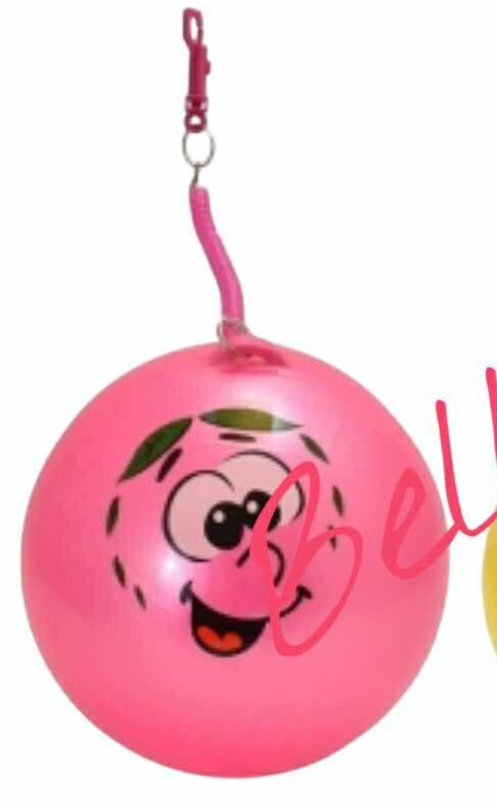 Fruity smelling ball with clip attached