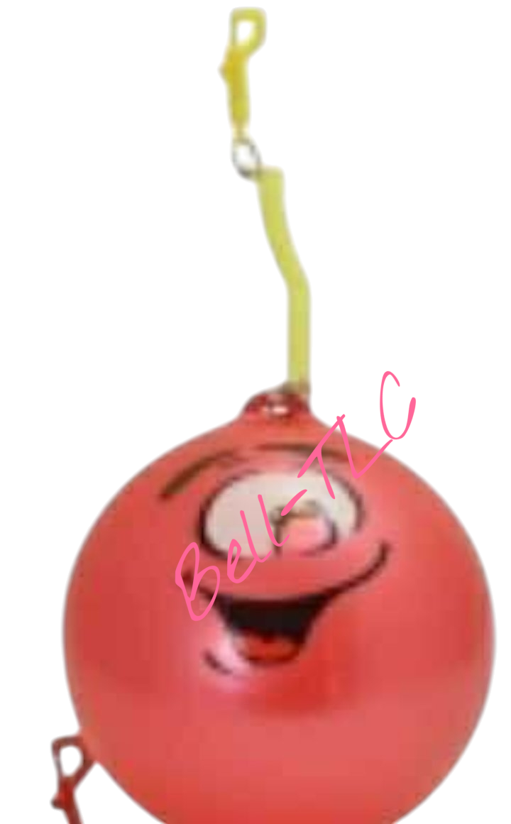 Fruity smelling ball with clip attached