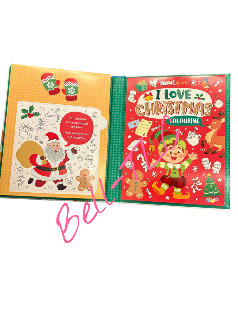 I Love Christmas Colouring Book